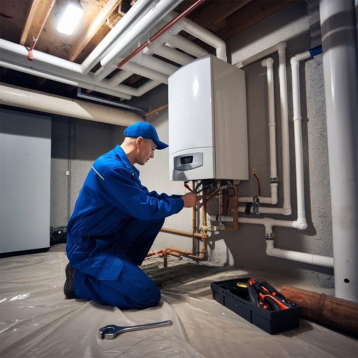 combi boiler pipework explained