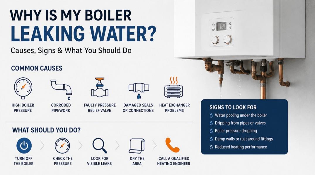 Why Is My Boiler Leaking Water? Common Causes & Emergency Fixes
