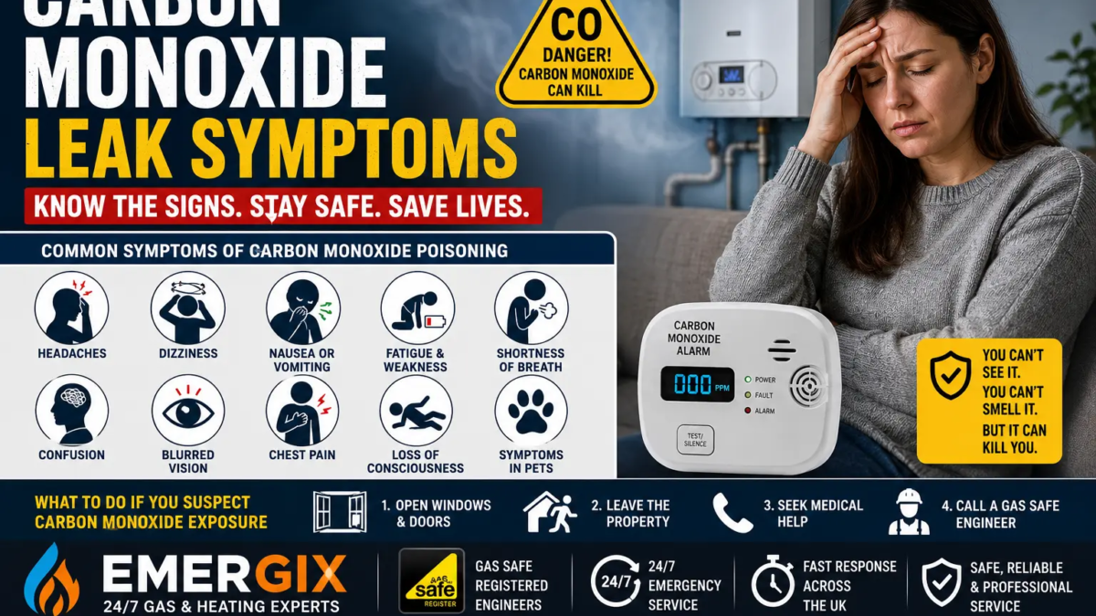 carbon monoxide leak symptoms